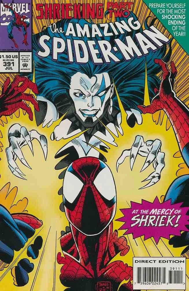 Amazing Spider-Man (Vol. 1) #391 COMIC BOOK COVER Poster print 11″x17″ inches