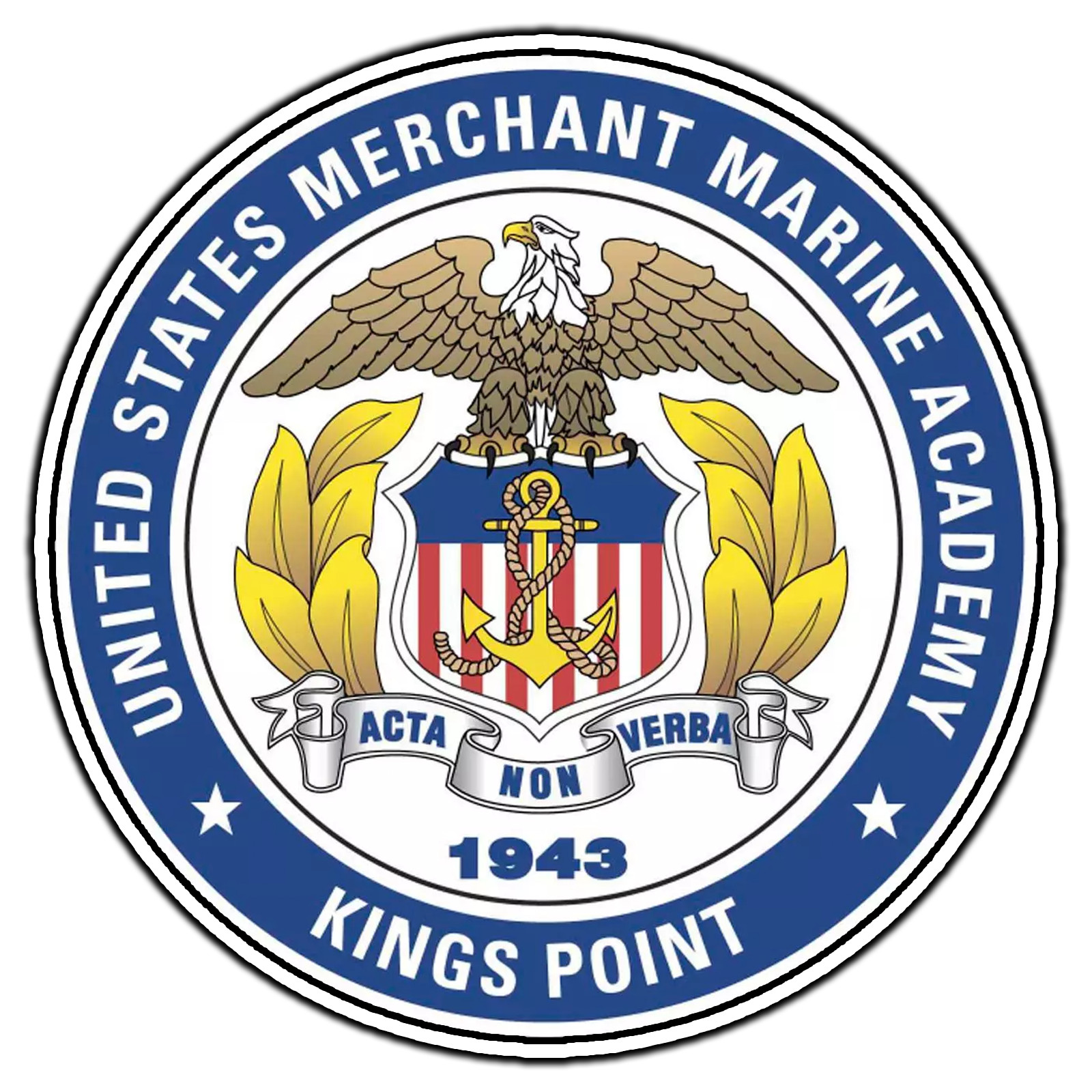 USMMA Merchant Marine Logo #1 College Sticker Waterproof Vinyl Decal Die-Cut