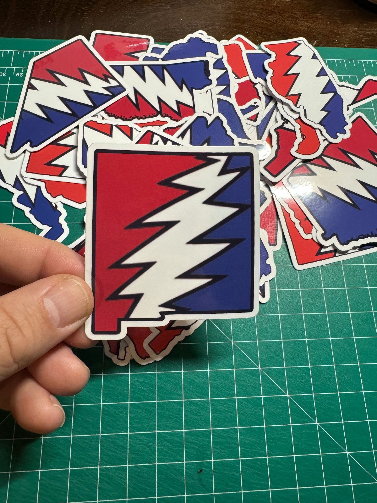 New Mexico Stealie – Grateful Dead – Laminated Vinyl Sticker 3″x3″