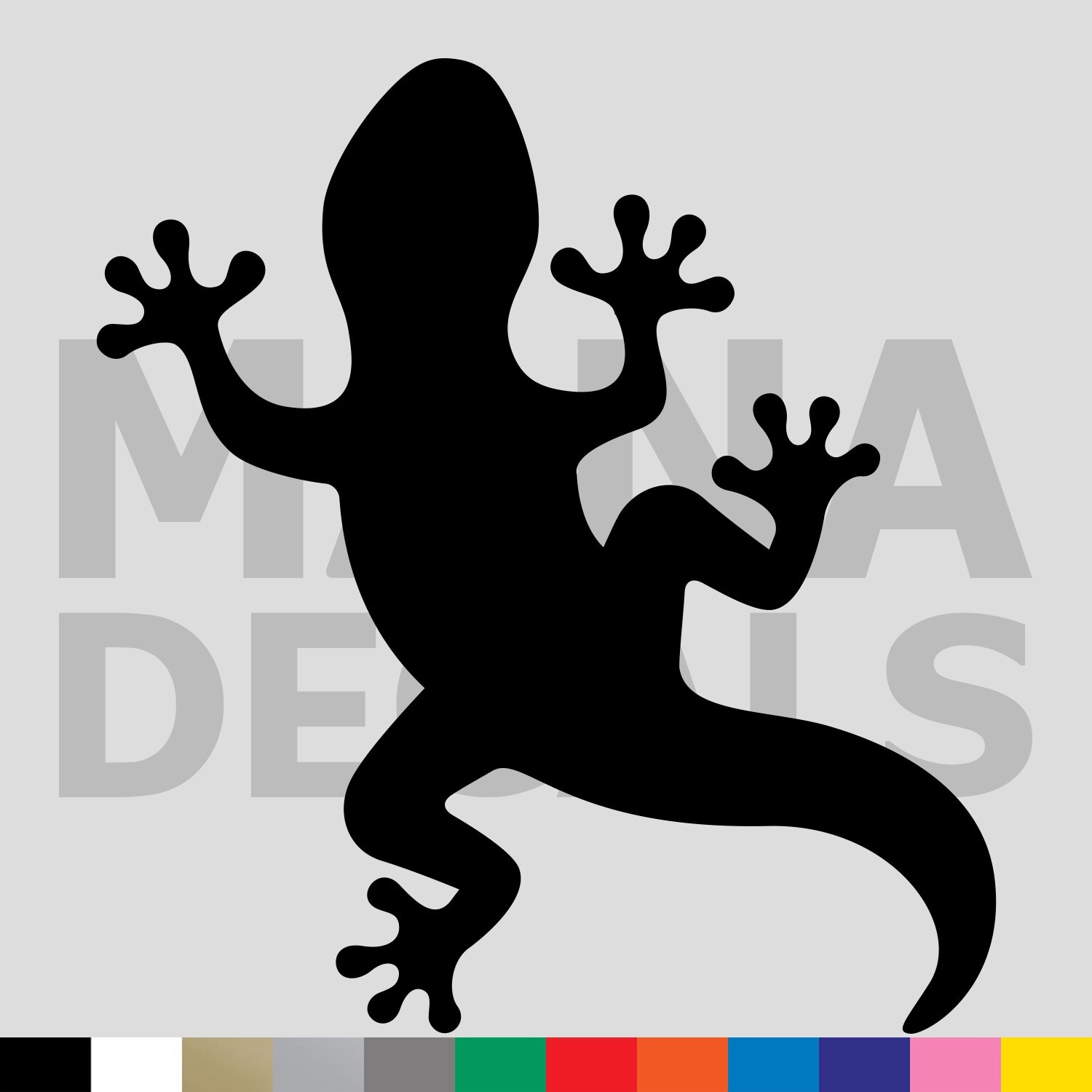 Gecko Vinyl Die Cut Decal Sticker – Lizard Reptile Pet