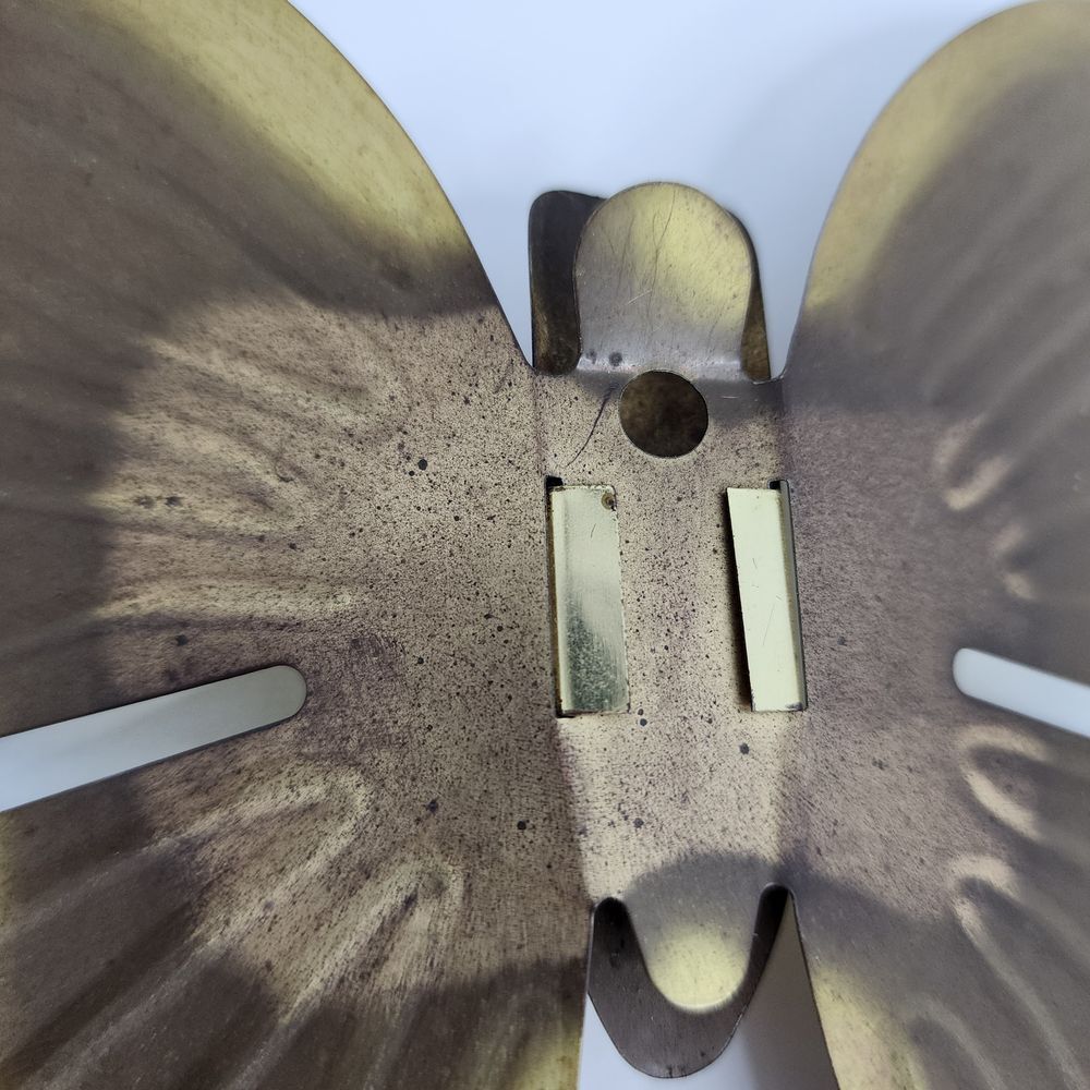 Decorative Wall Butterflies Lightweight Metal – Set of 2