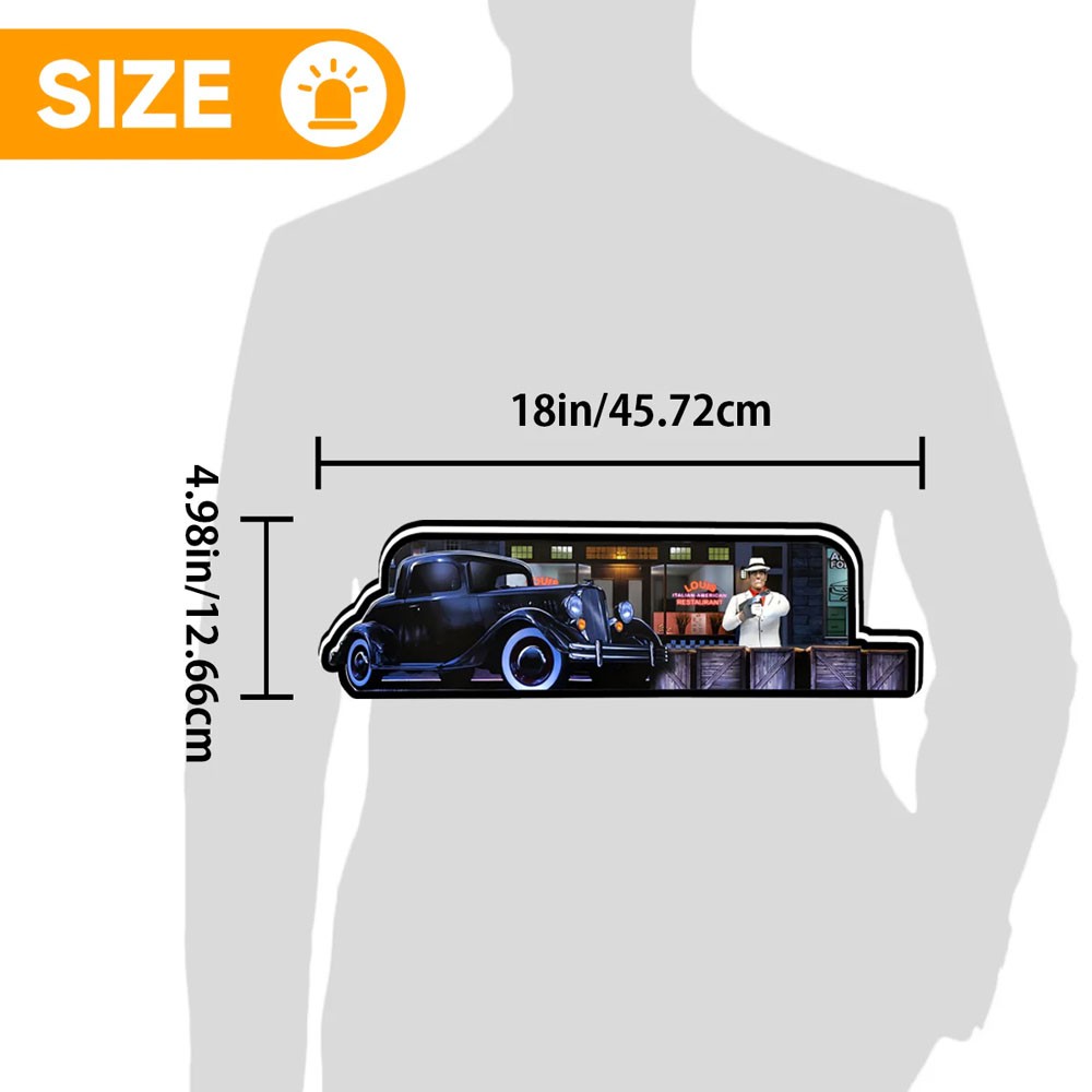 The Godfather Pinball Topper for Pinball Machine 3D Printed LED Lightbox