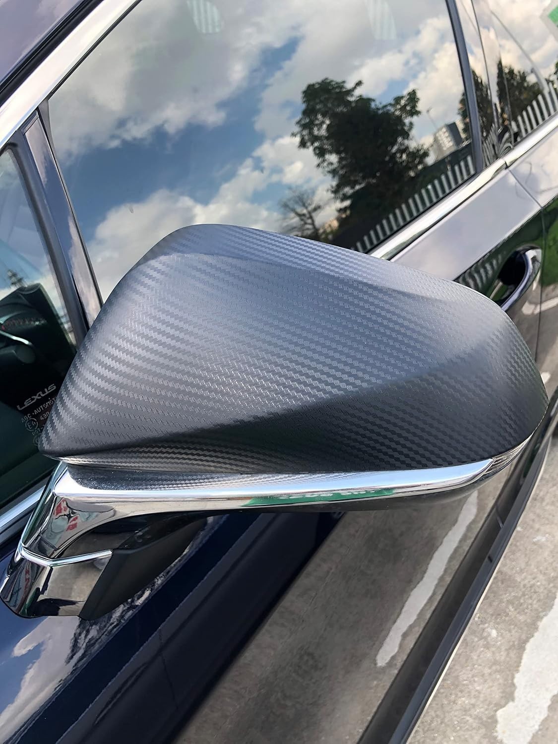 3D Black Carbon Fiber Vinyl Wrap Roll with Air Release – Outdoor Rated for Au…