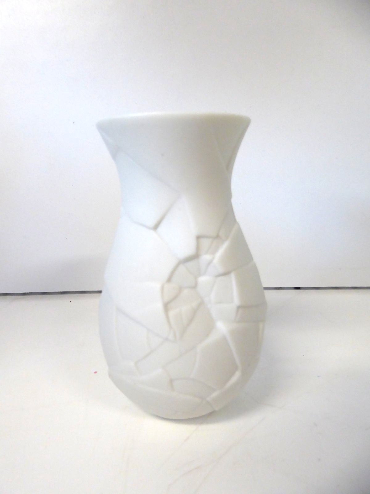 Rosenthal Vase Of Phases Miniature Porcelain White Satin 4 inches