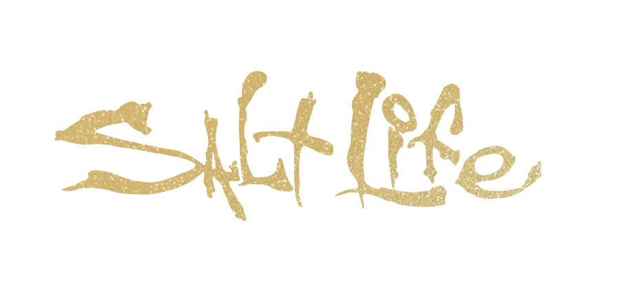 Salt Life Signature – CHOOSE Size & Color – Vinyl Decal Sticker – FREE S/H