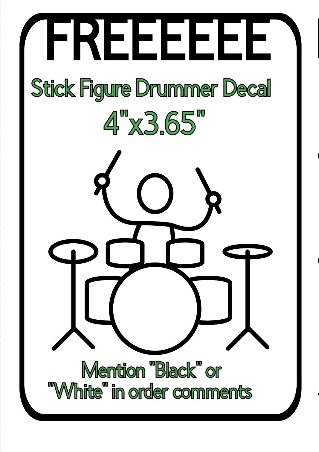 Pearl Drums Vinyl Decal – MANY Sizes & Colors Avail & FREE Ship Buy 2 Get 1 FREE