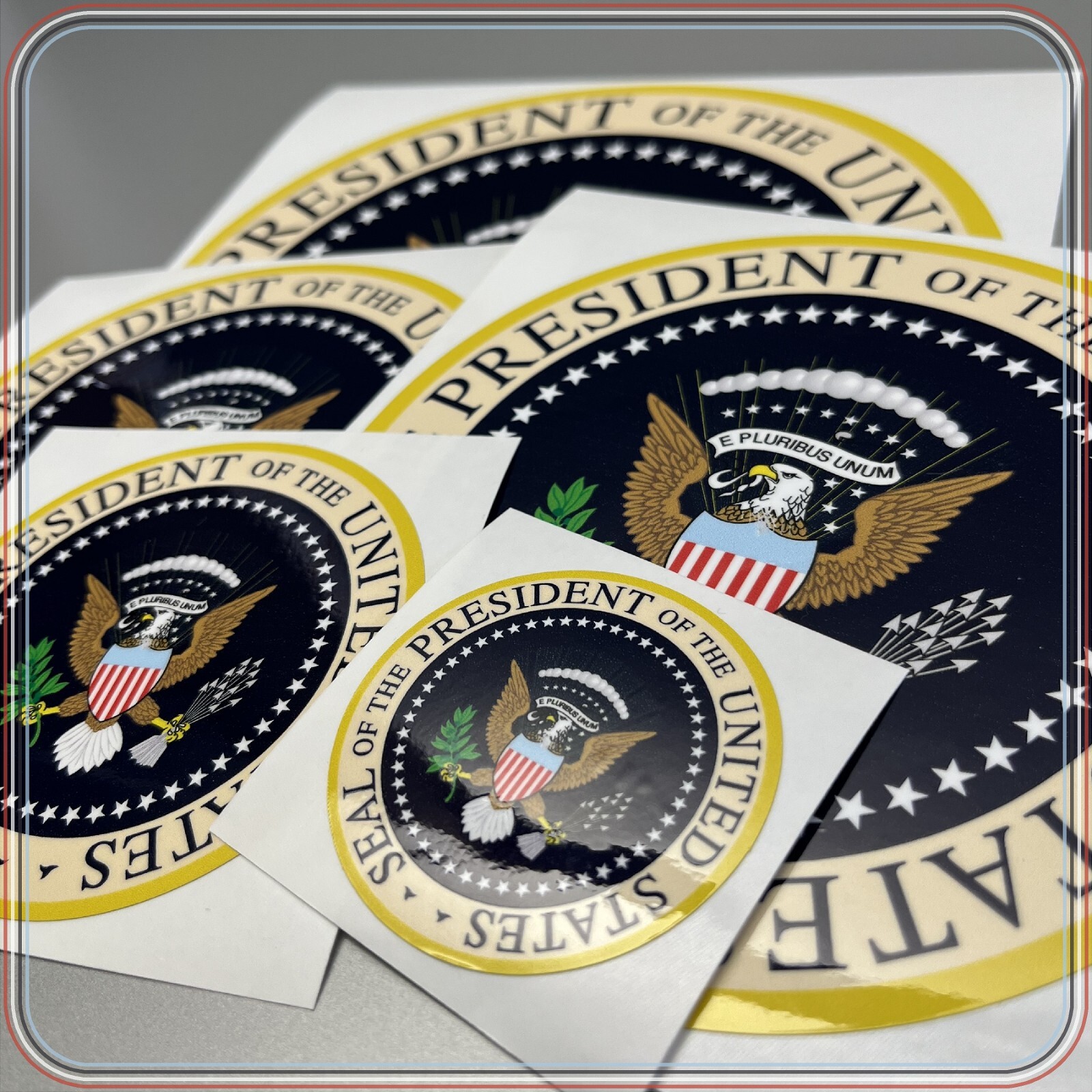 Presidential Seal Laminated Sticker Choose from 2″, 3″, 4″, 5″ or 6″ Sizes