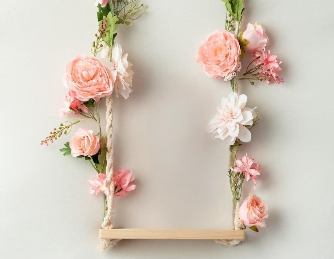 Rose Flower Vine Peony Flowers Center Flower Decoration 6′ Length Floral Garland