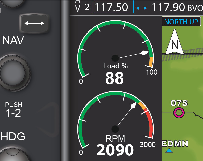 Diamond DA40NG with Garmin 1000 avionics Cockpit Poster 24in x 36in