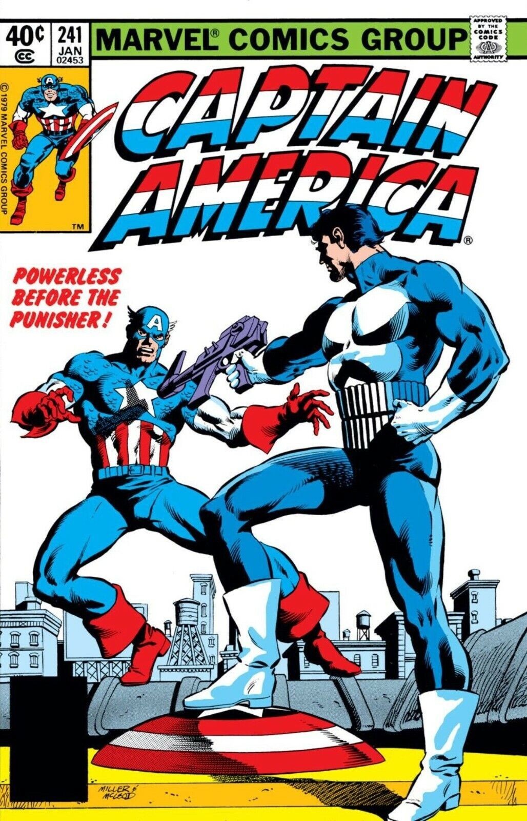 CAPTAIN AMERICA #241 COMIC BOOK COVER Poster print 11″x17″ inches home decor