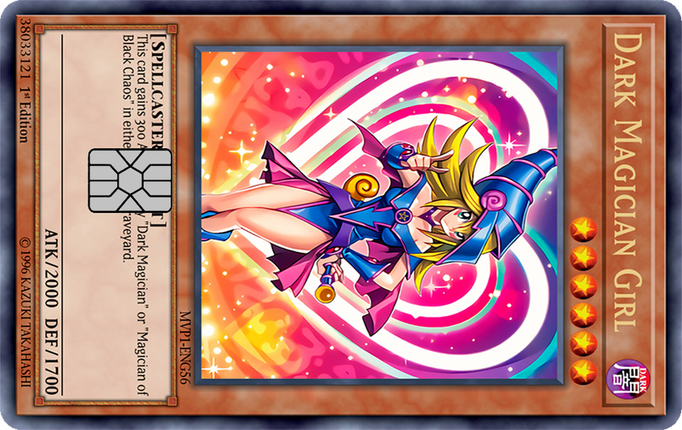Yuh-gii-oh Card Collection Credit Card Skin / Wrap Decal Pre-Cut Sticker