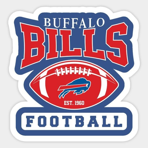 Buffalo Bills Sticker Decal Laptops Helmets Hard Hat Tumbler