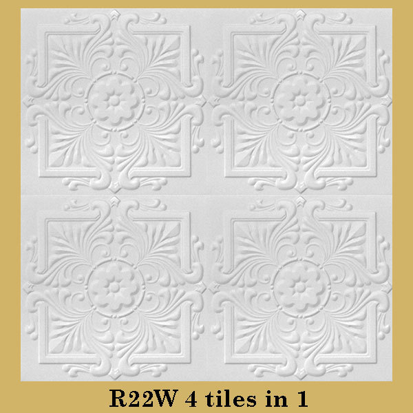 Glue Up Ceiling Tiles Easy Installation R22W SALE