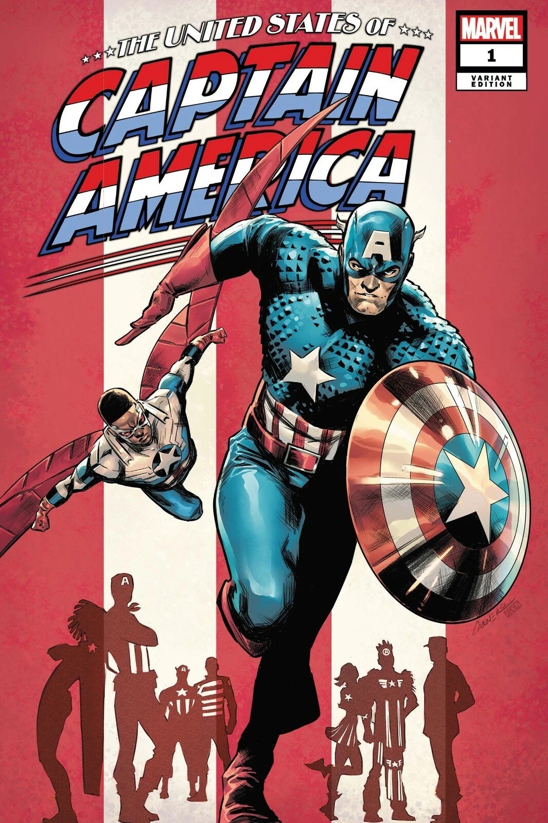 Captain America Falcon Comic Book cover Poster print 11″x17″ inches