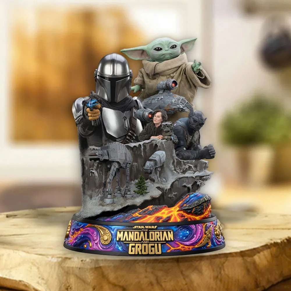 Star Wars: The Mandalorian and Grogu Custom Shape Acrylic Plaque