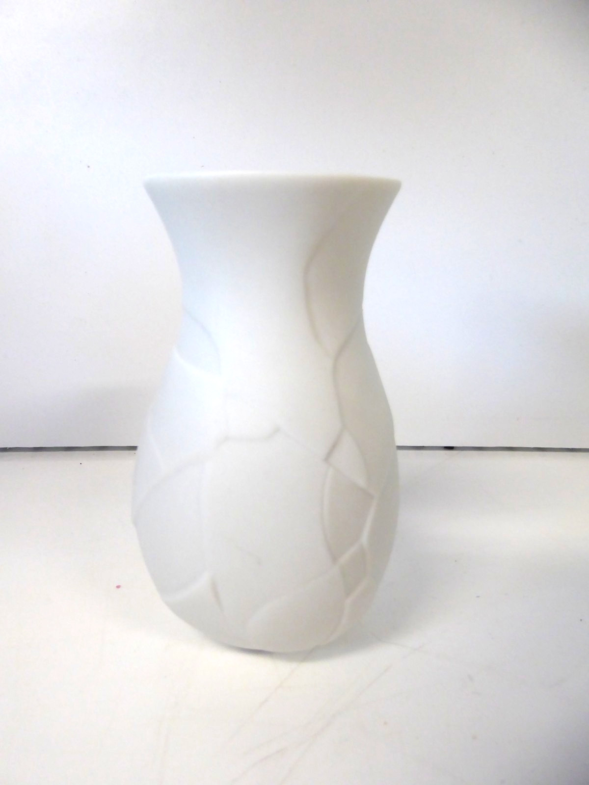 Rosenthal Vase Of Phases Miniature Porcelain White Satin 4 inches