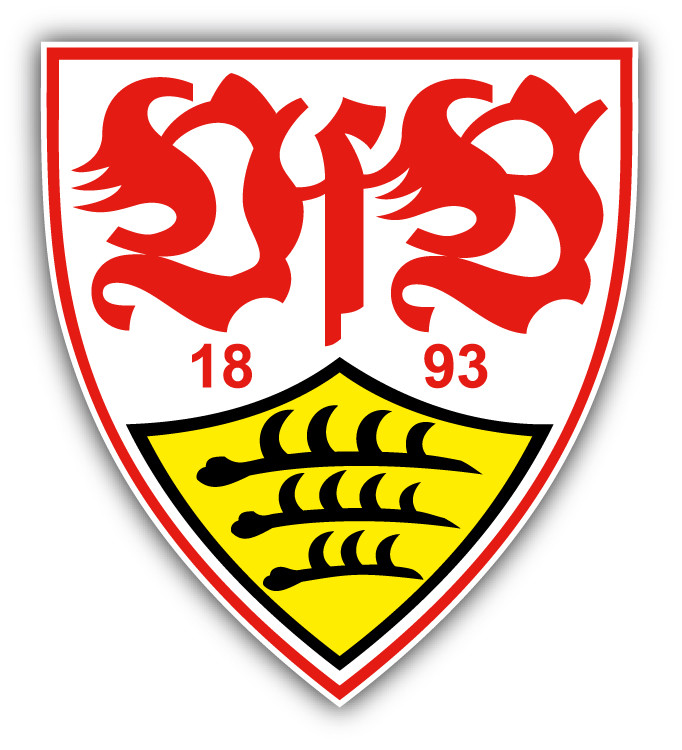 Stuttgart FC Germany Soccer Football Car Bumper Sticker Decal 4” x 5”