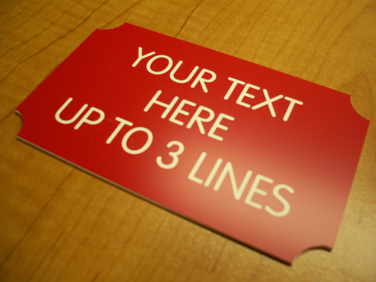 Custom Engraved 3×5 Sign for Home Office Small Business Wall Door Suite Plaque