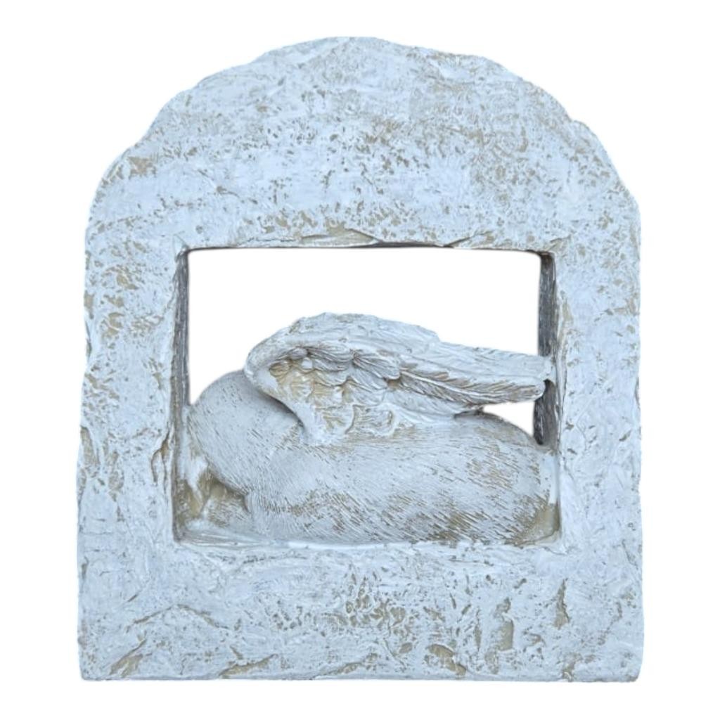 Pet Memorial Plaque 17cm Dog Cat Grave Marker Garden Stone Tribute Gift