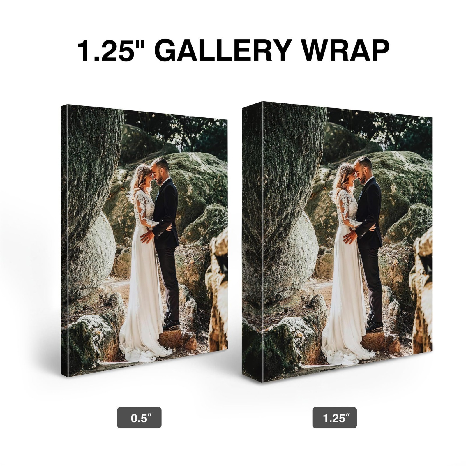 Personalized Custom Canvas Prints: Photo On Canvas (Framed Canvas, 8×8-24×36)