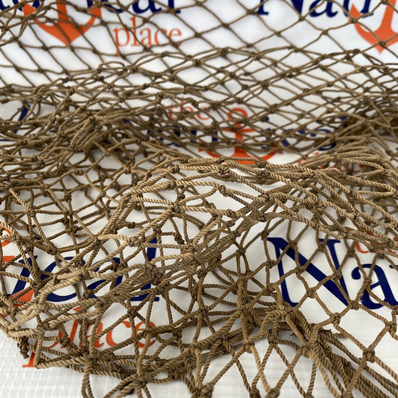 Used Commercial Fishing Net ~ Vintage Fish Netting ~ Old Recycled Reclaimed