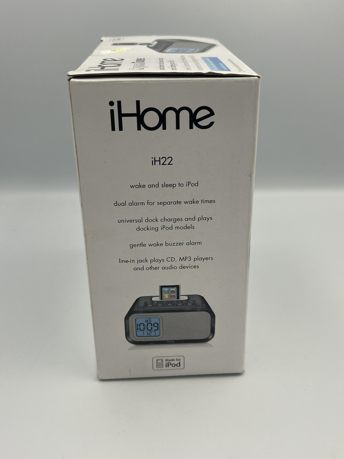 iHome iH22 System Dual Alarm Clock iPhone iPod Charger