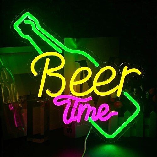 Custom Bar Glow Sign | Aesthetic Neon Sign| Minimalist Custom LED Sign For Bar