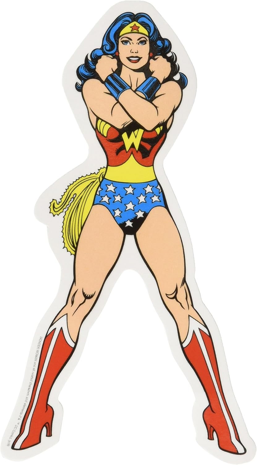 Stickers – C&D Visionary – DC Comics Wonder Woman Standing 3″x5.5″ NEW Decal