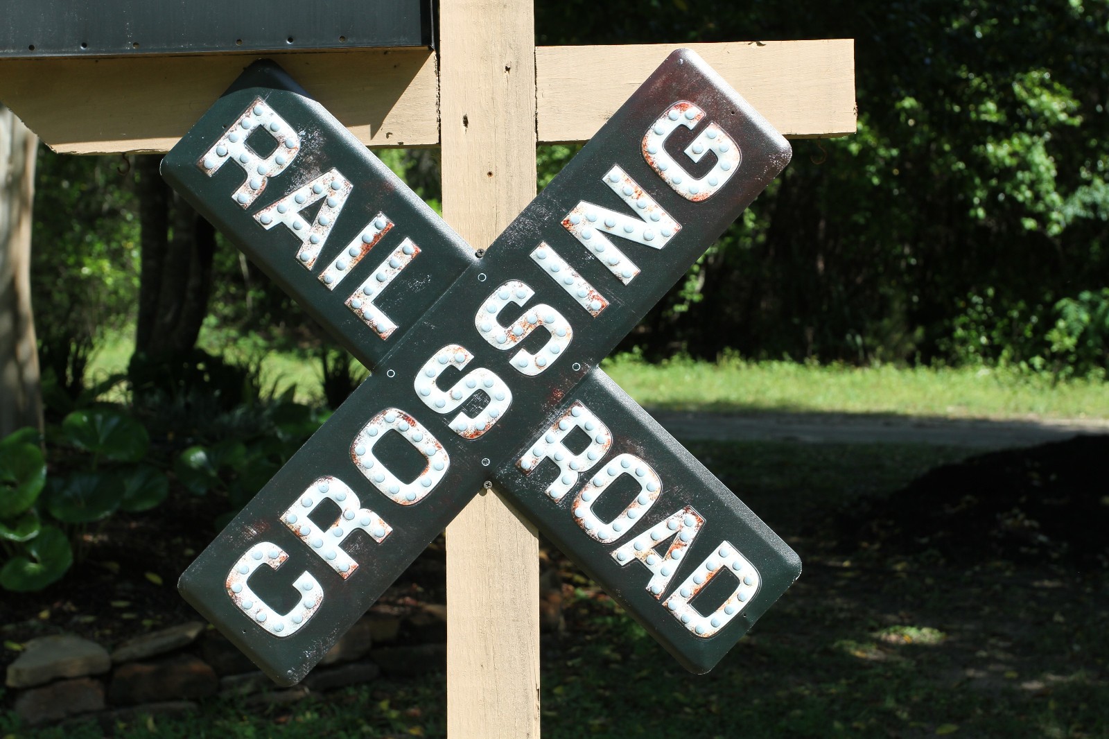 RAILROAD CROSSING Sign,Collectible Train Memorabilia,Transportation T-RRS
