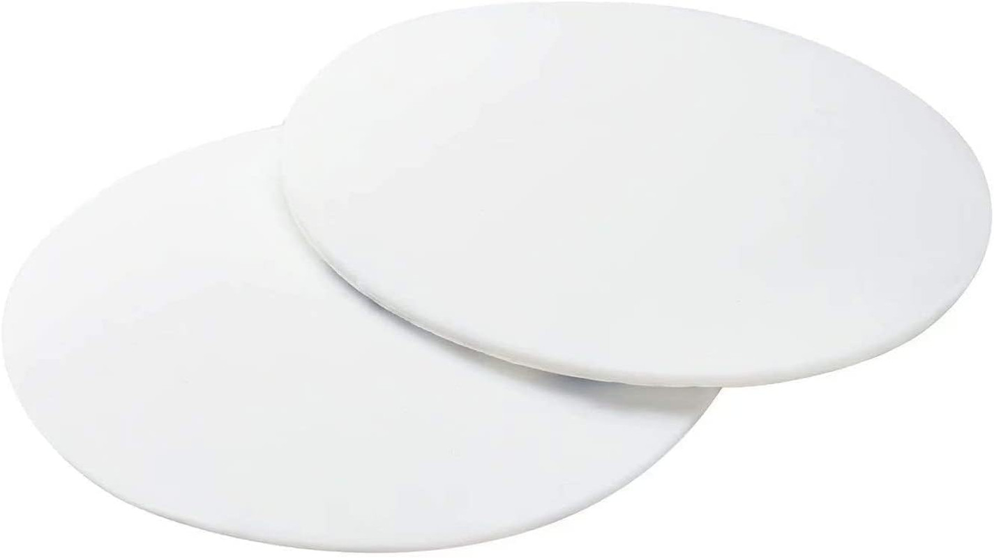Strongest Door Knob Wall Shield, 4 PCS Large White round Door Stopper Wall Prote