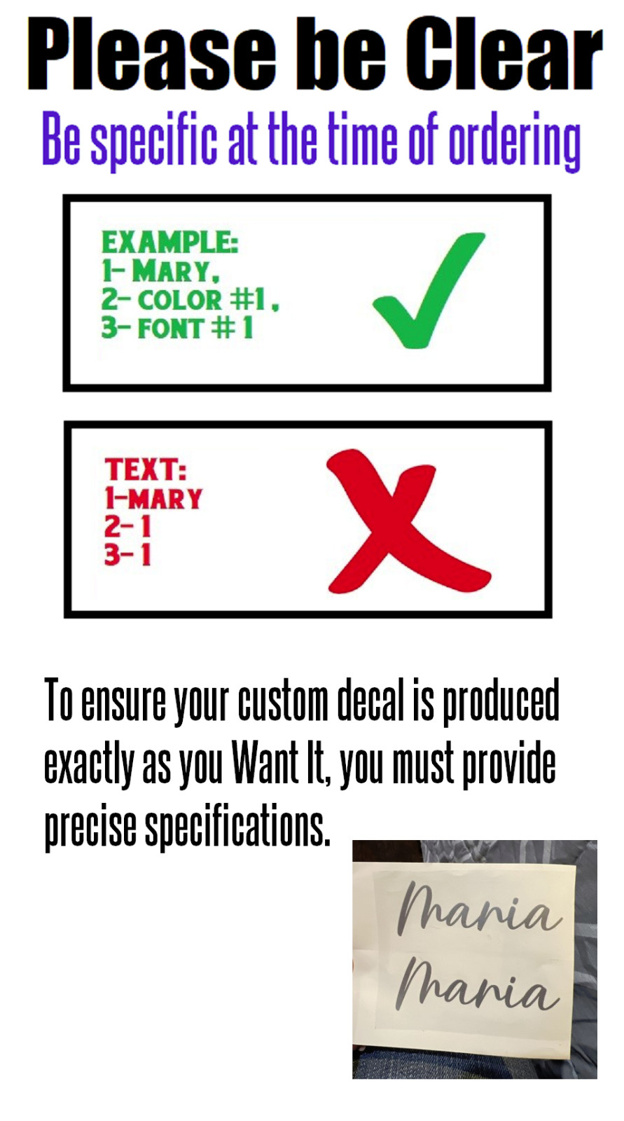 Custom Number Decal Sticker Text Lettering Commercial Pick up Truck Trailer xk