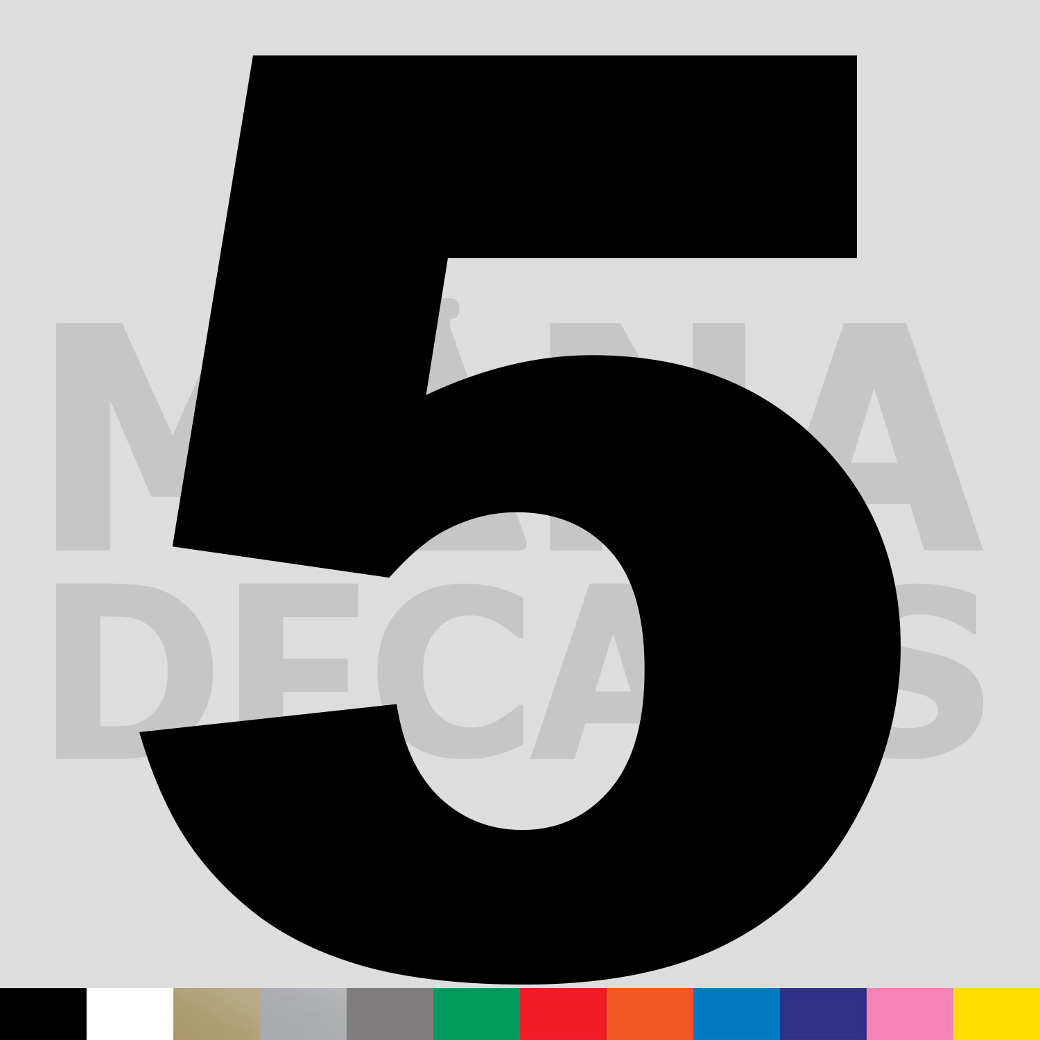 Number Five 5 Vinyl Die Cut Decal Sticker – Bold