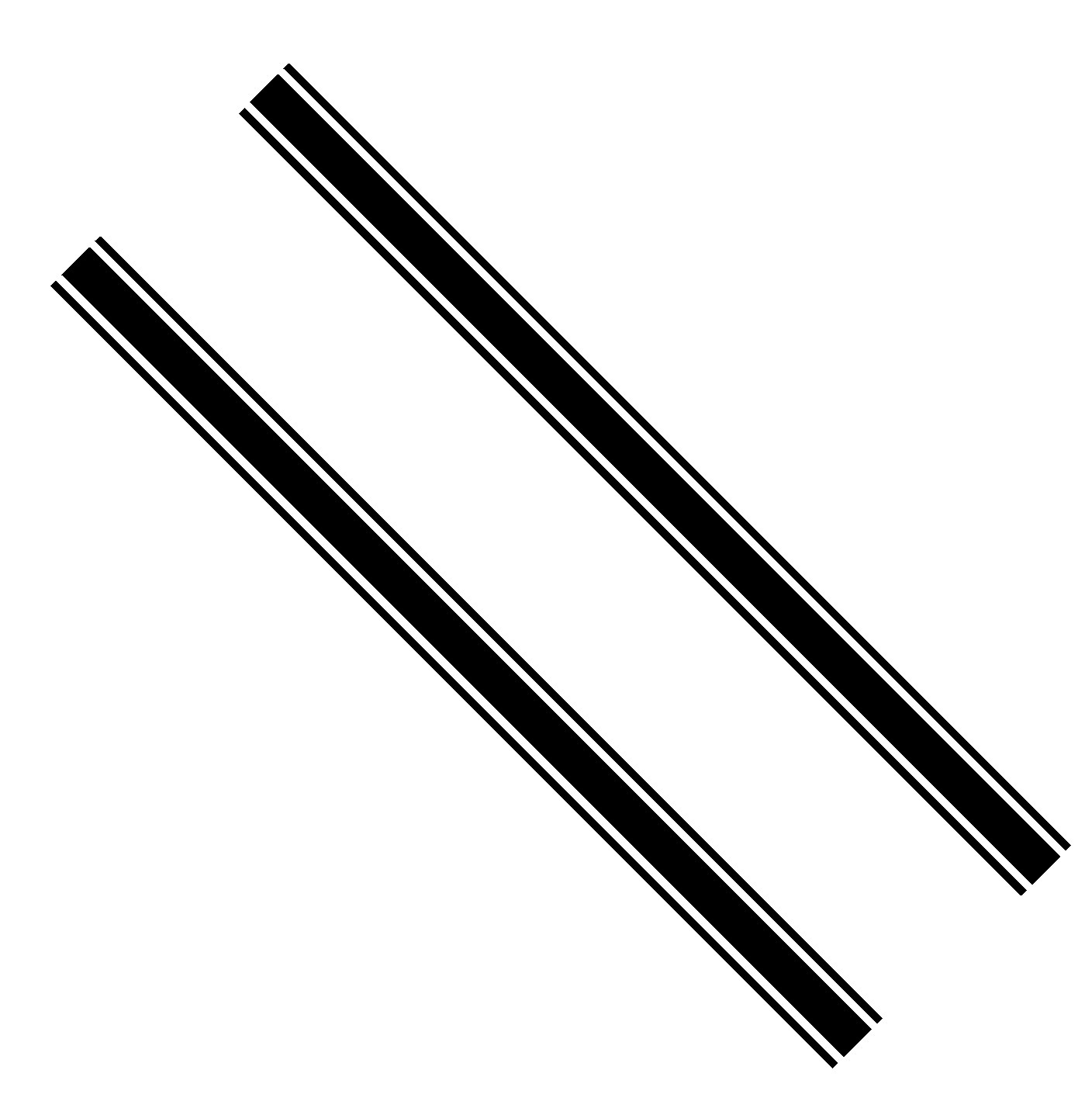 4.5″ x 70″ Stripes Rocker Vinyl Decals Stickers With Transfer Tape (Pairs)