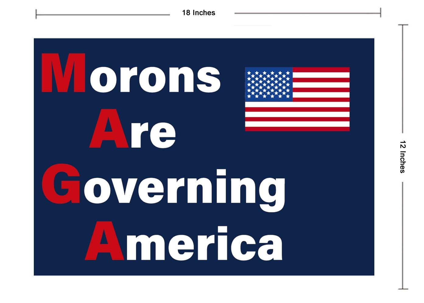 Anti Trump Yard Signs Political Protest Anti Maga Yard Sign with Yard Stake 1…