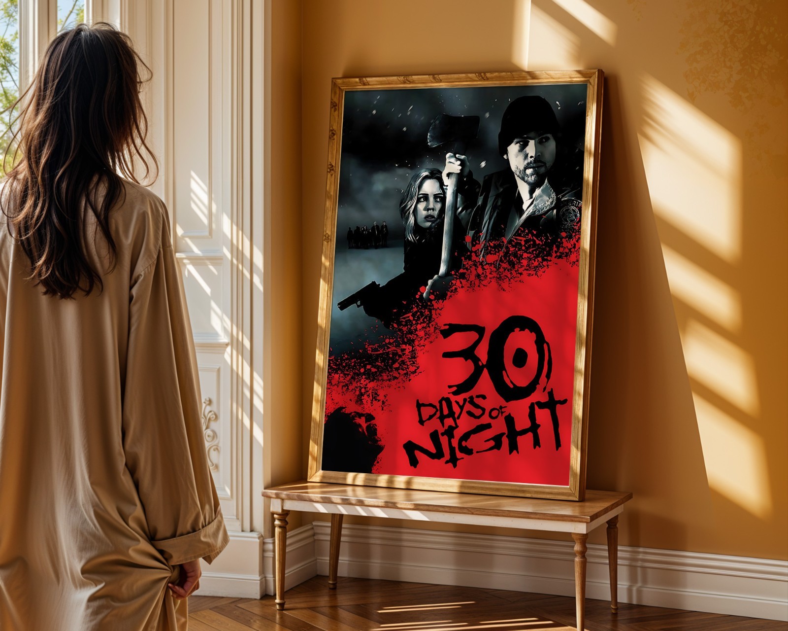 30 Days of Night (2007) Movie Poster Wall Art Print