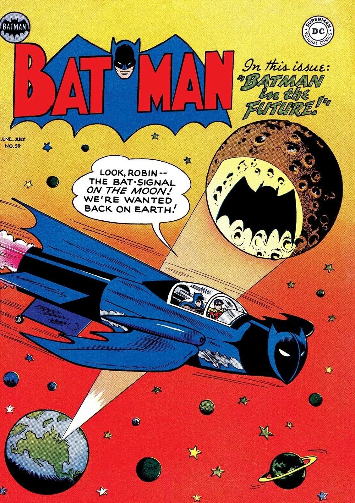BATMAN #59 COMIC BOOK COVER Poster print 11″x17″ inches home art wall decor