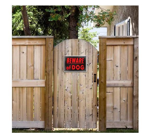 Beware of Dog Sign 10″x14″ – Heavy Duty Aluminum Warning Sign