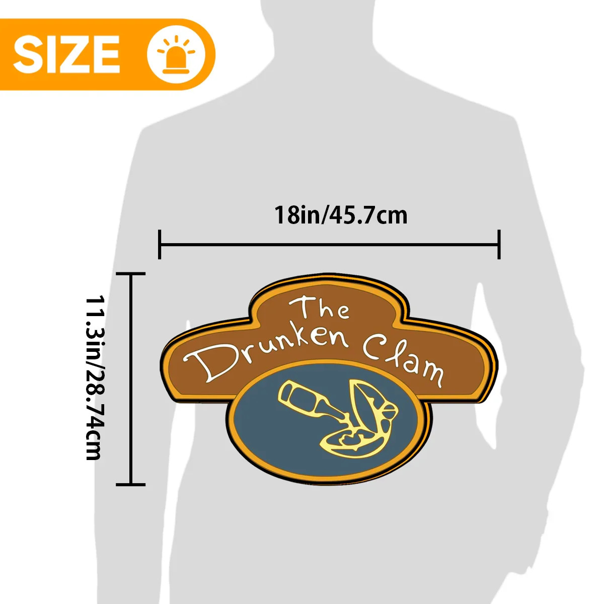 The Drunken Clam Pinball Topper For Pinball Machine 3D Printed Lightbox