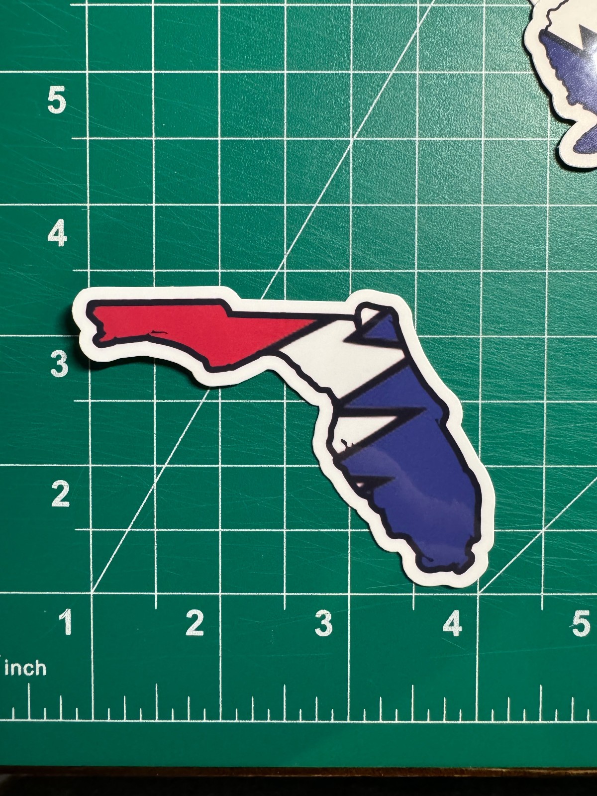 Florida Stealie – Grateful Dead – Laminated Vinyl Sticker 2.5″x3″
