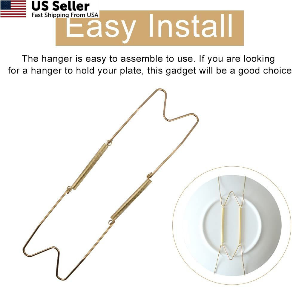 8 10 12 14 16Inch Plate Hangers for Walls Dish 12in, as picture show