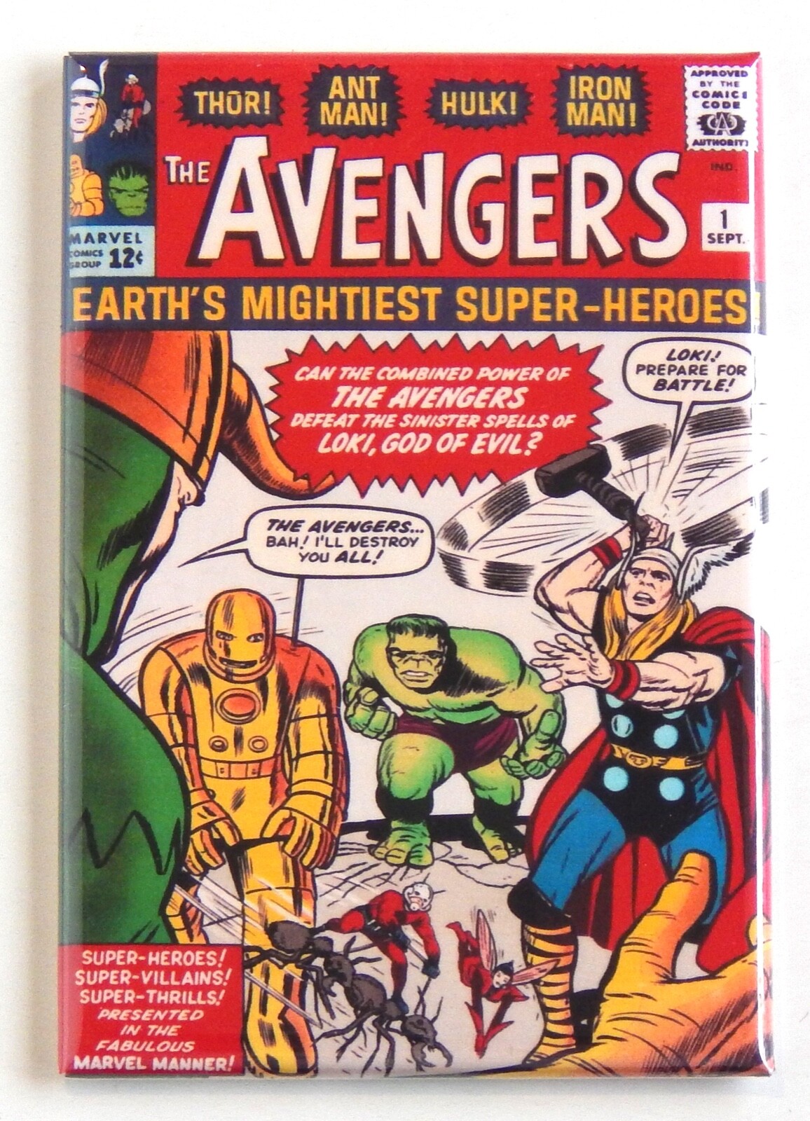 Avengers #1 FRIDGE MAGNET comic book