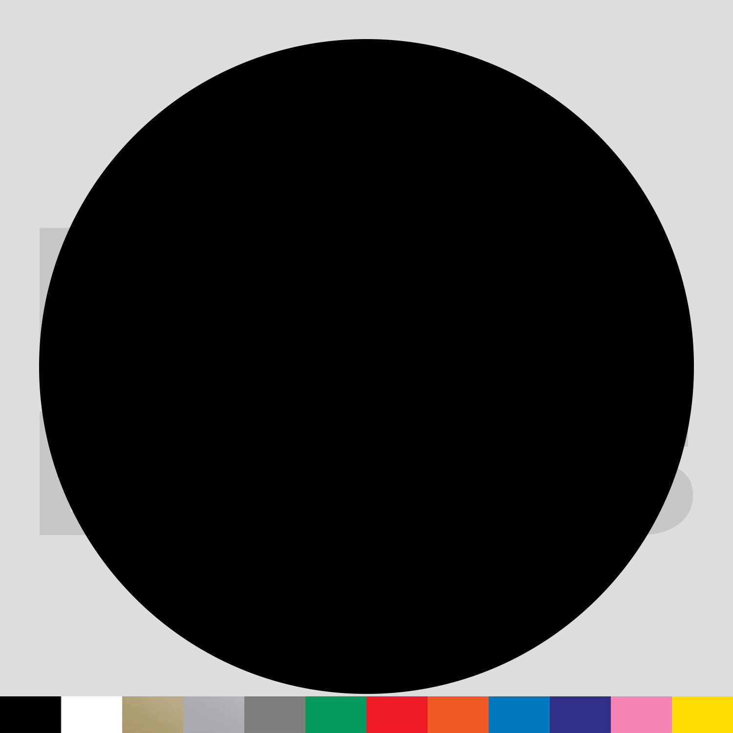 Circle Vinyl Die Cut Decal Sticker – Round Dot Spot Shape