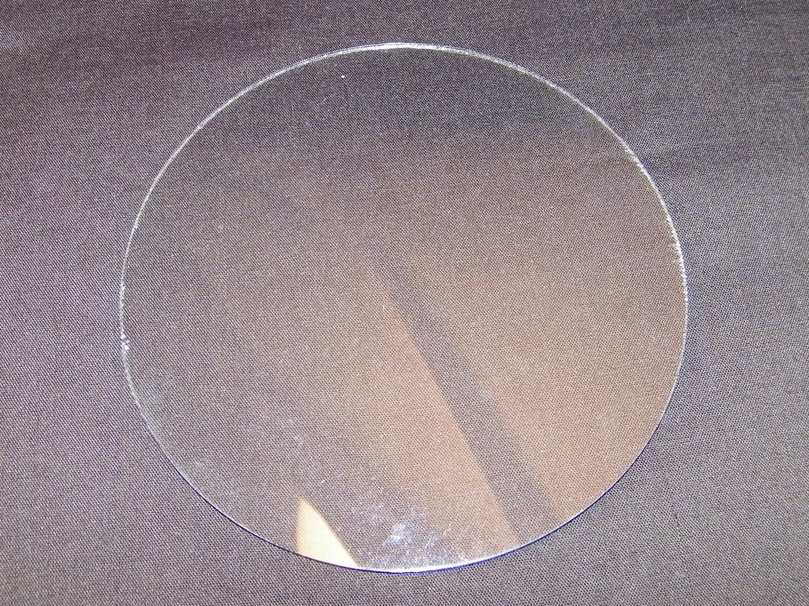 CLOCK FACE GLASS / ROUND FLAT CLOCK GLASS / REPLACEMENT CLOCK GLASS