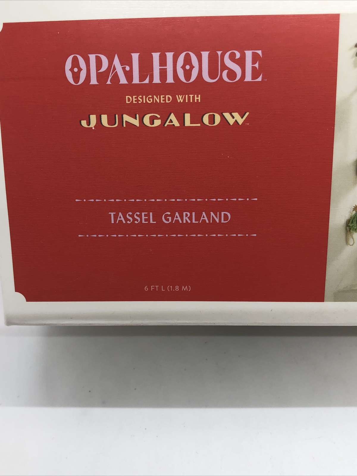 Opalhouse Designed with Jungalow Tassel Garlands 6ft Length Gold Stars New
