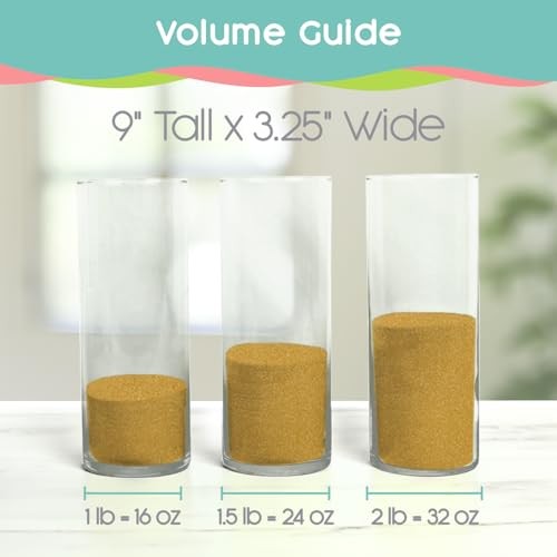 1.5 lbs 22 oz Tan Unity Sand Warm Colored Vase Filler Craft Terrarium Hub