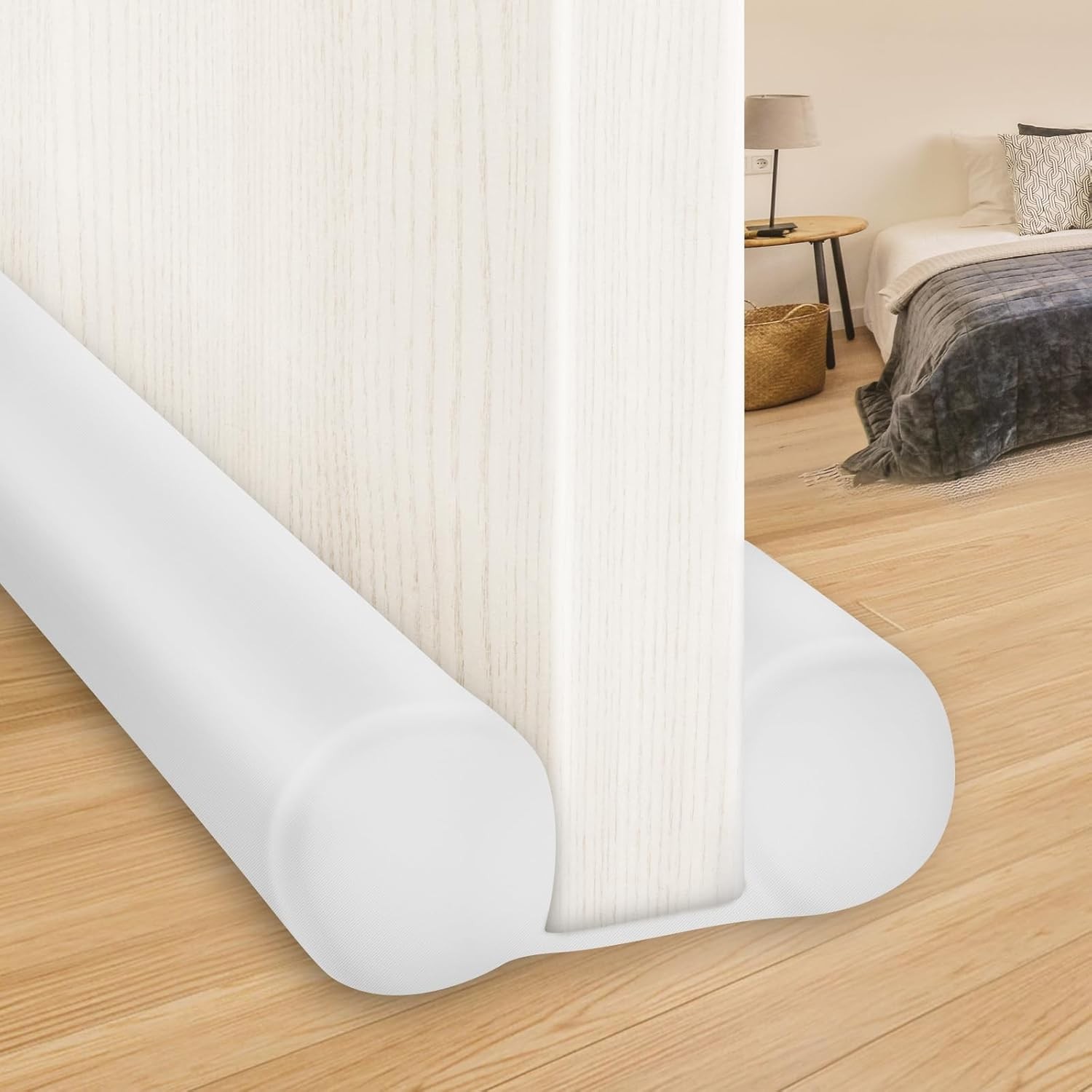 MAXTID Large Door Draft Stopper 30 Inch for Small Size Bedroom Door Fits 0.5 to