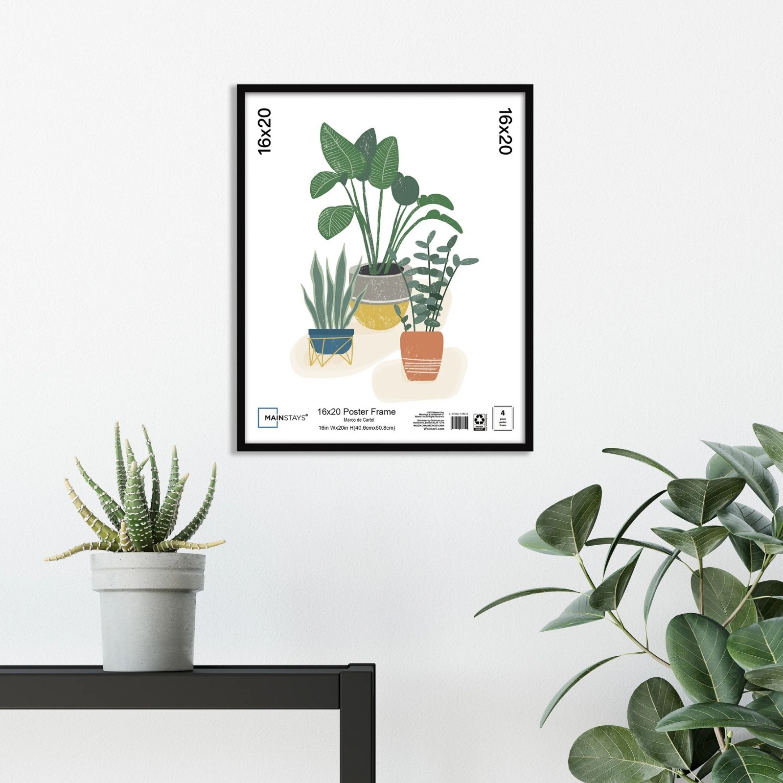 Mainstays 16×20 Basic Black Poster Frame