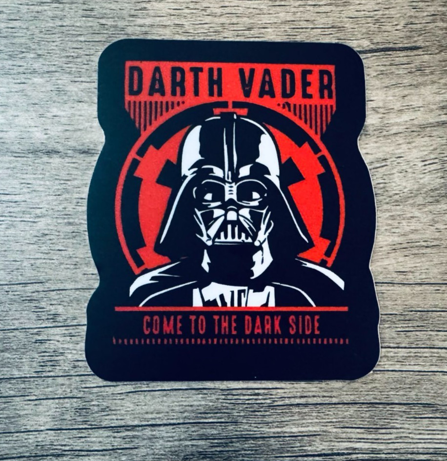 Darth Vader Star Wars 3″ Vinyl Sticker Come to the Dark Side Waterproof Matte De