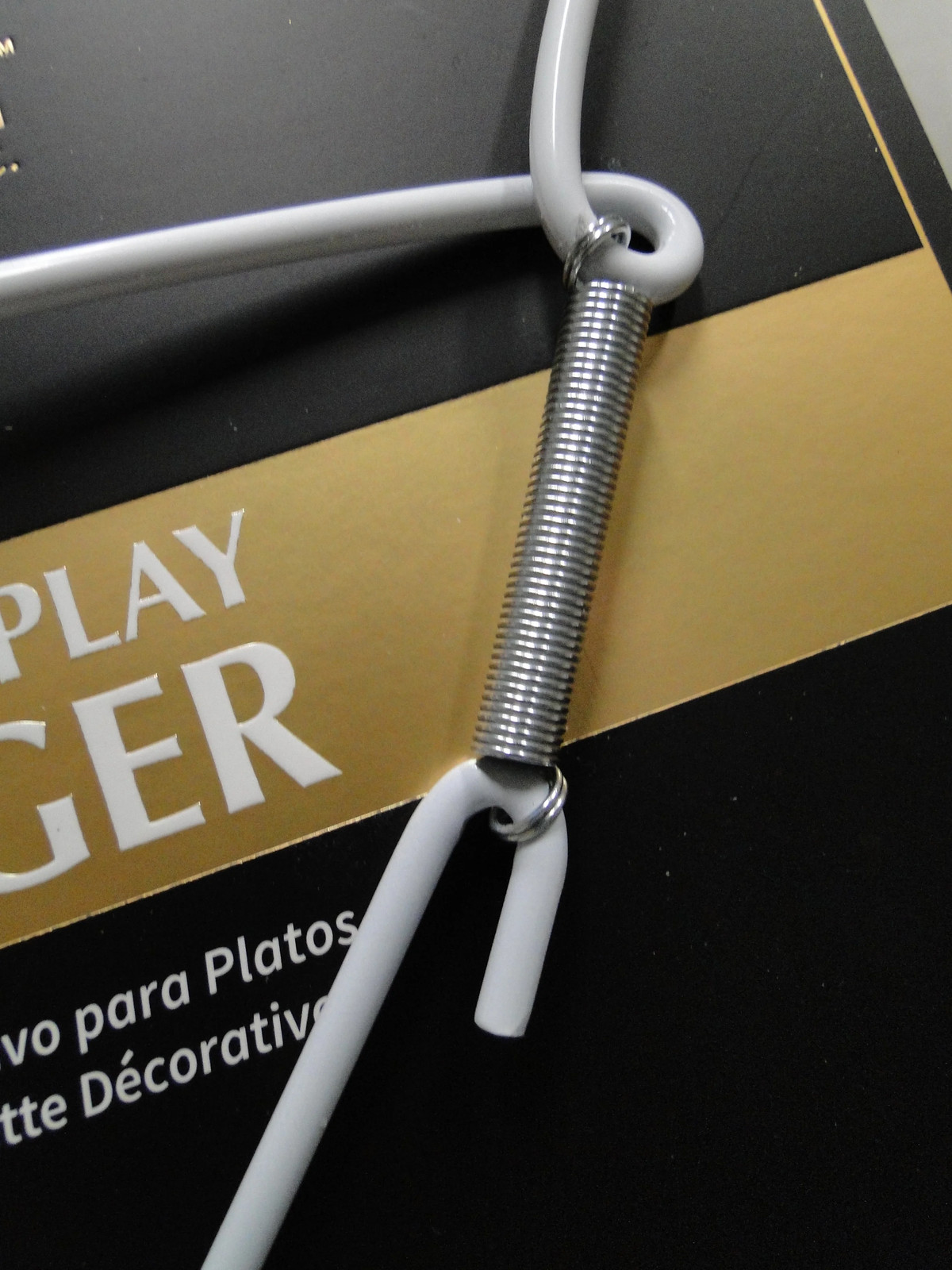 Tripar Smooth White Wire Display Hanger (s) for one 15″ – 20″ Plate