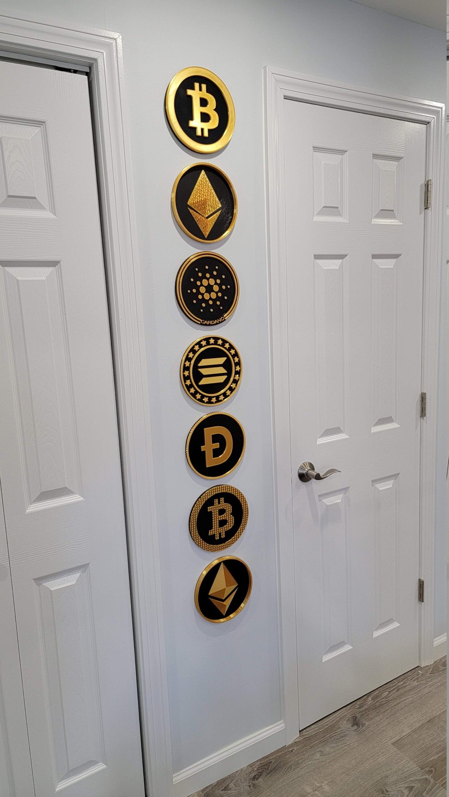 Ethereum Wall Art 3d Coin | Gift for Crypto Currency Investor Lover | ETH